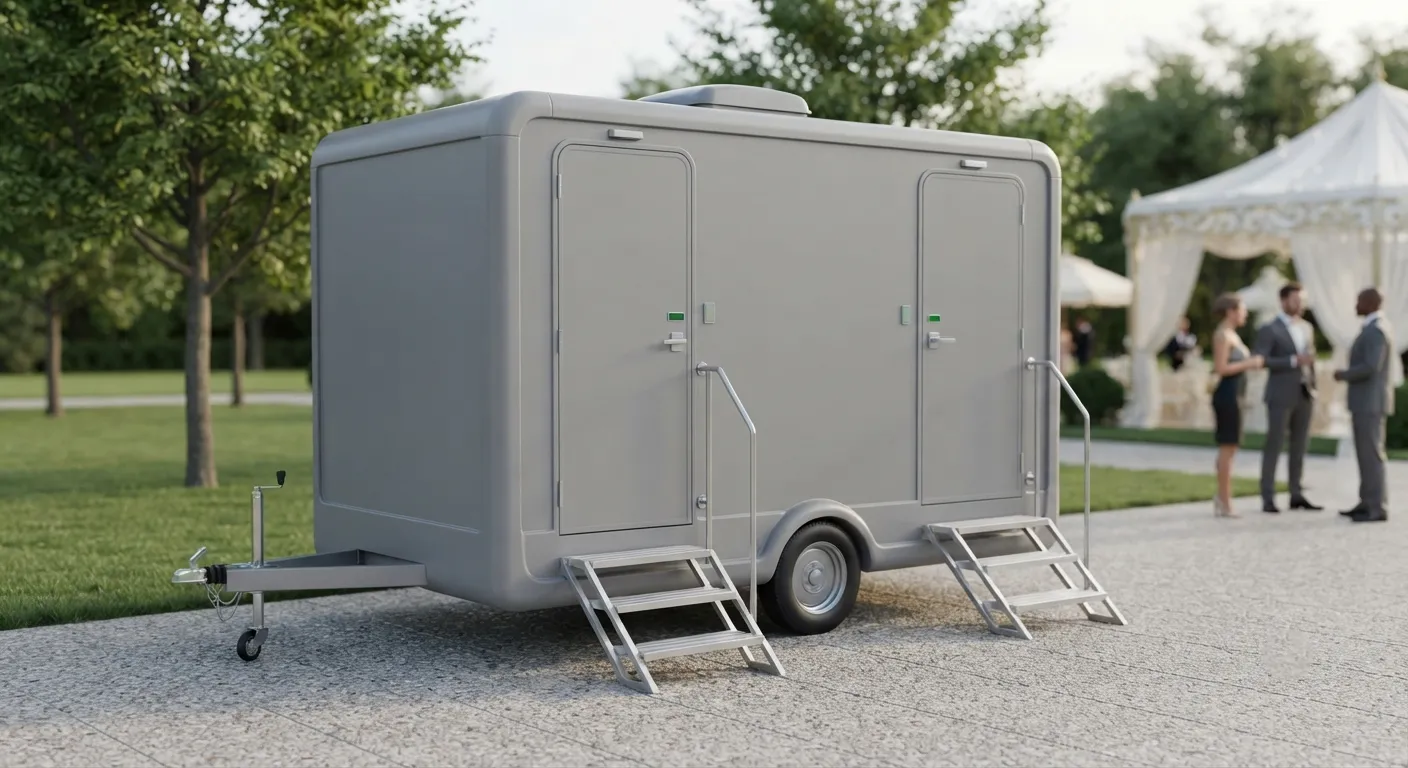 2 Stall Restroom Trailer in Toledo, OH