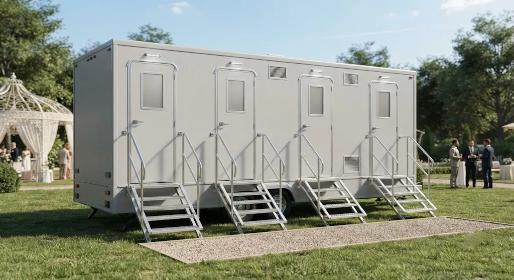 4 Stall Restroom Trailer in Toledo, OH