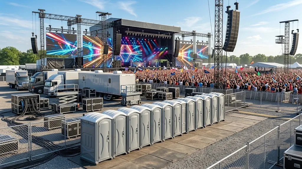 Concert Restroom Rental in Toledo, OH