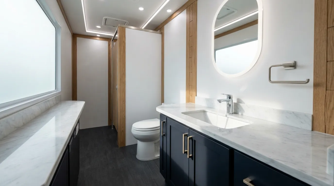 Luxury Restroom Trailer in Toledo, OH